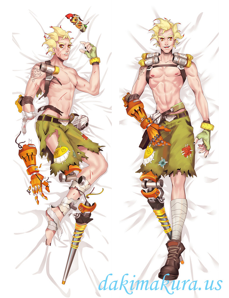 Junkrat - Overwatch Male Anime Dakimakura Japanese Hugging Body Pillow Cover